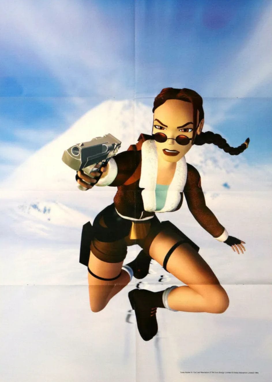 Lara Croft PlayStation 2 Poster