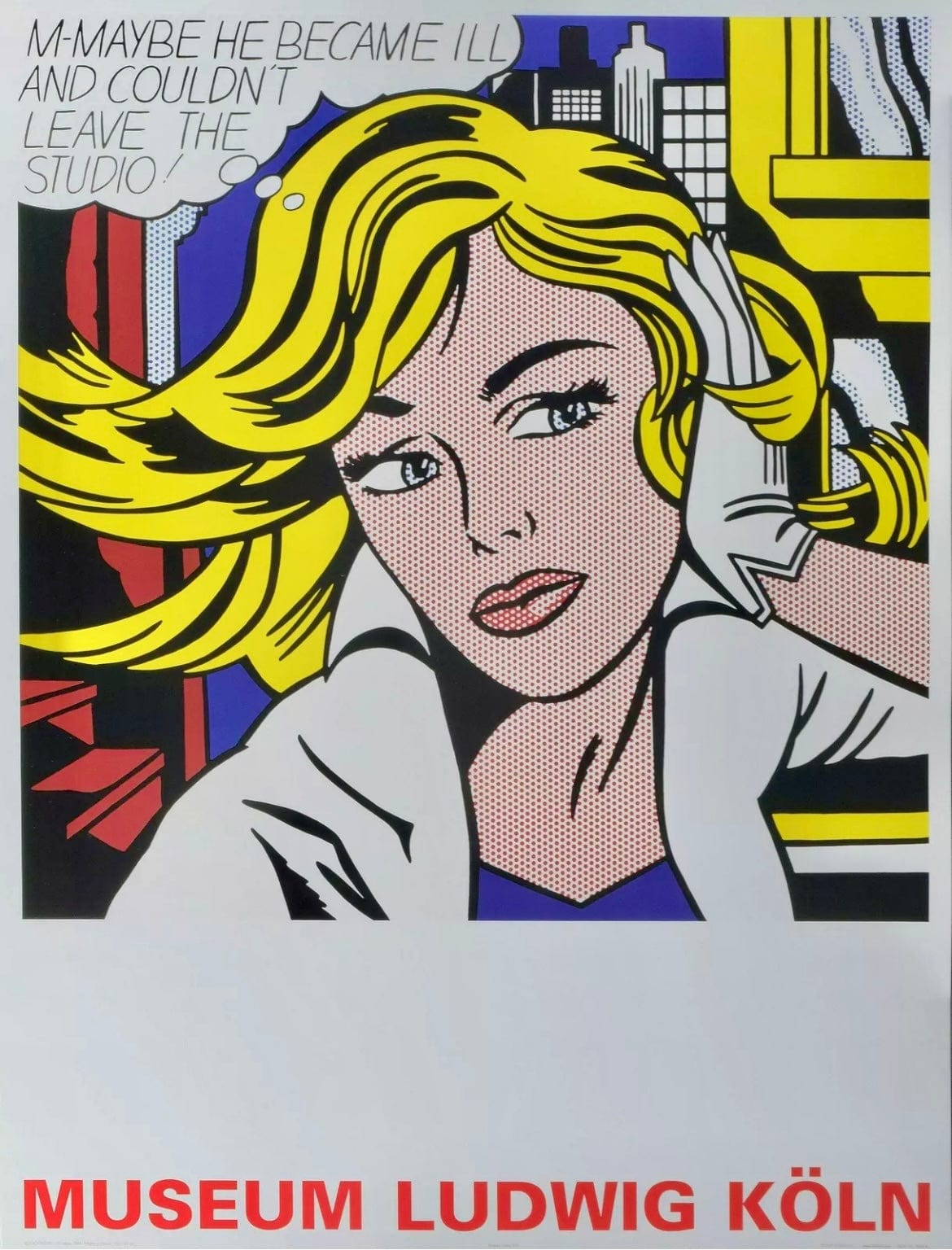 Roy Lichtenstein - Museum Ludwig Köln poster