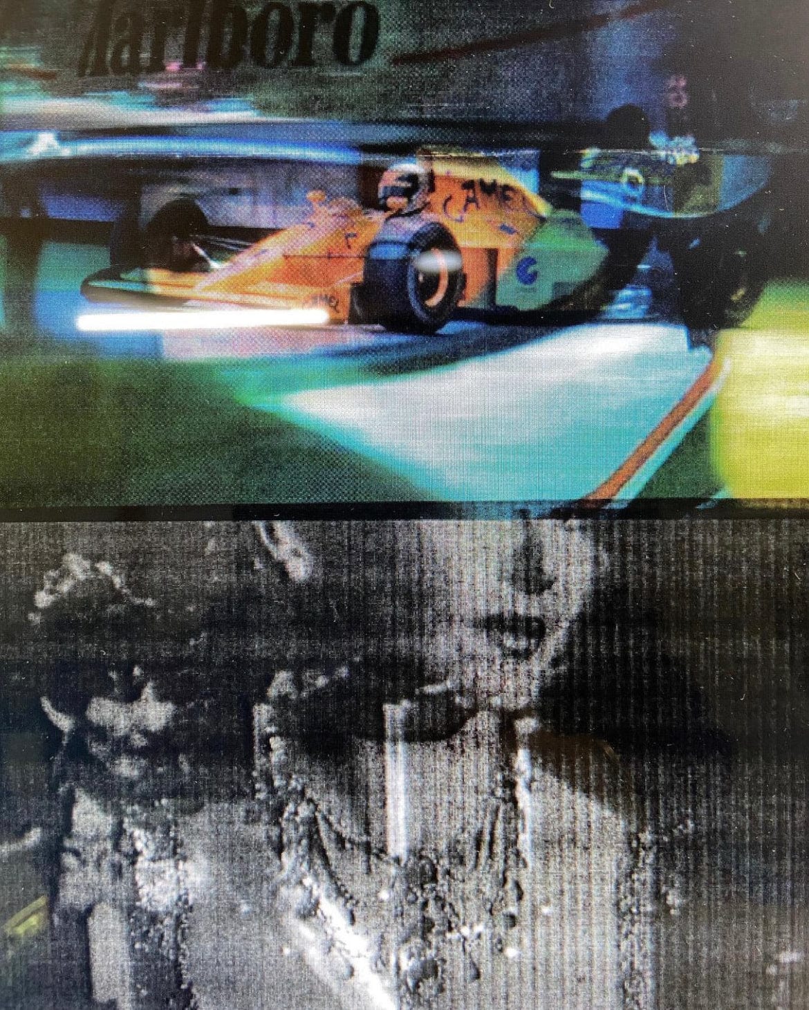 Nathaniel Matthews - Untitled (Formula 1 Maria Callas Double Exposure Collage), 2021