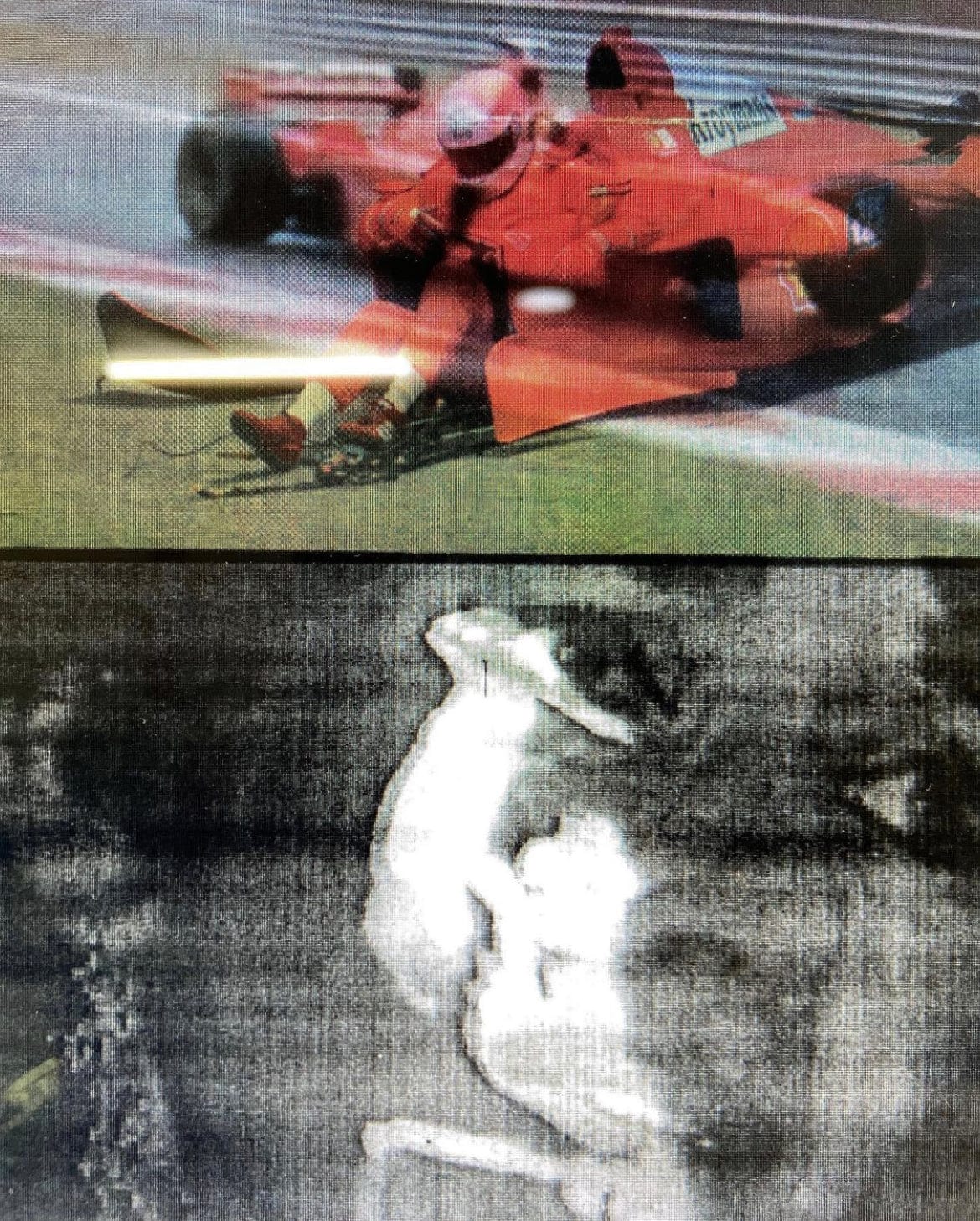Nathaniel Matthews - Untitled (Formula 1 Maria Callas Double Exposure Collage), 2021