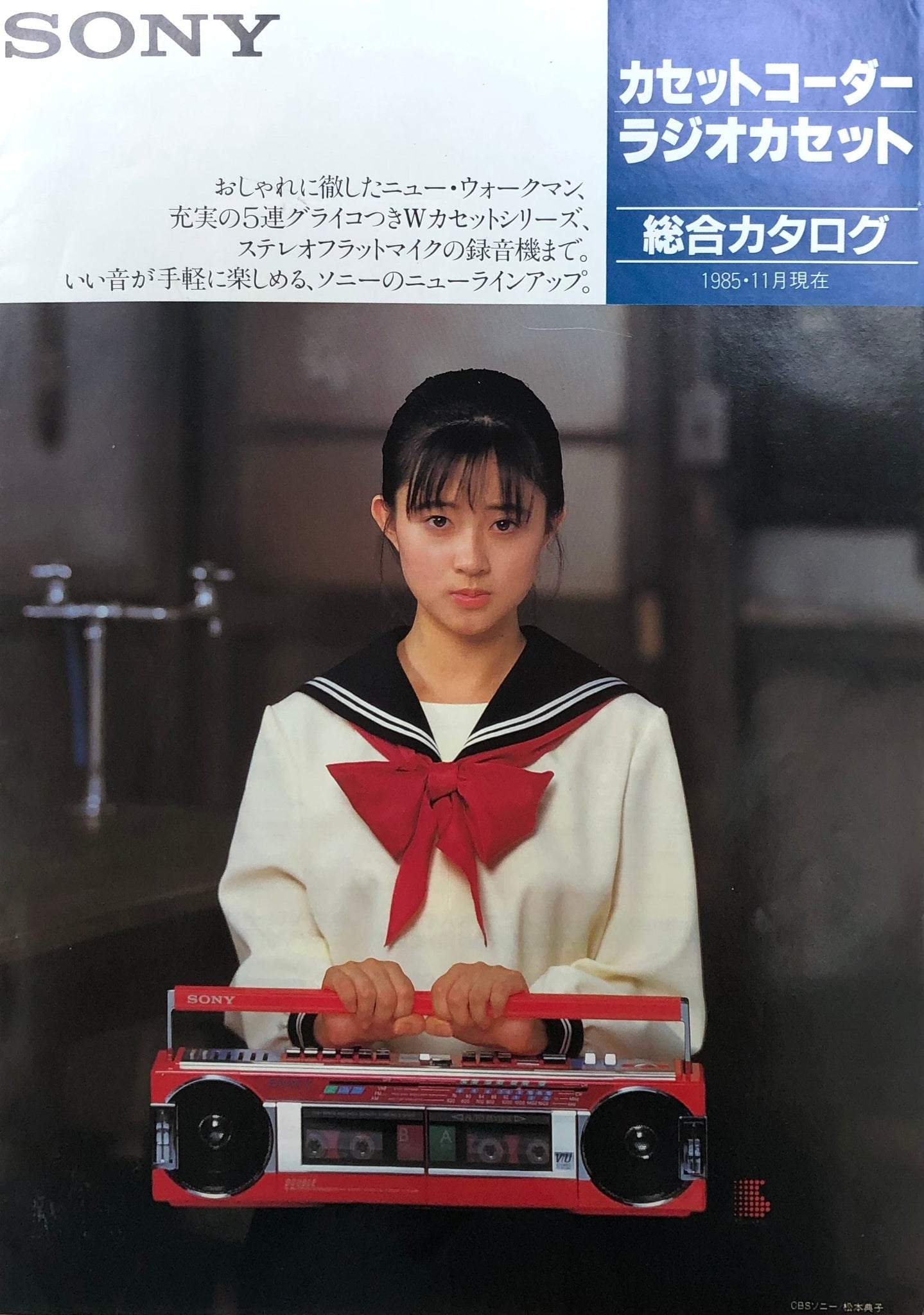 Sony Maxell Denon Japan 1985 Catalogue