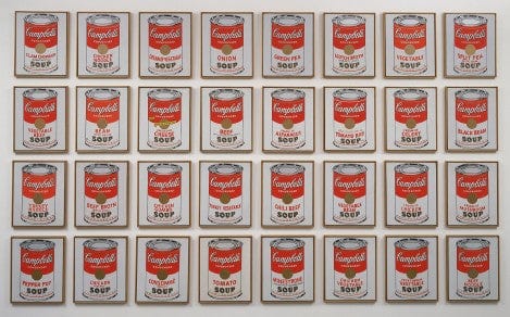 Andy Warhol - Campbell's Black Bean Soup, 1968