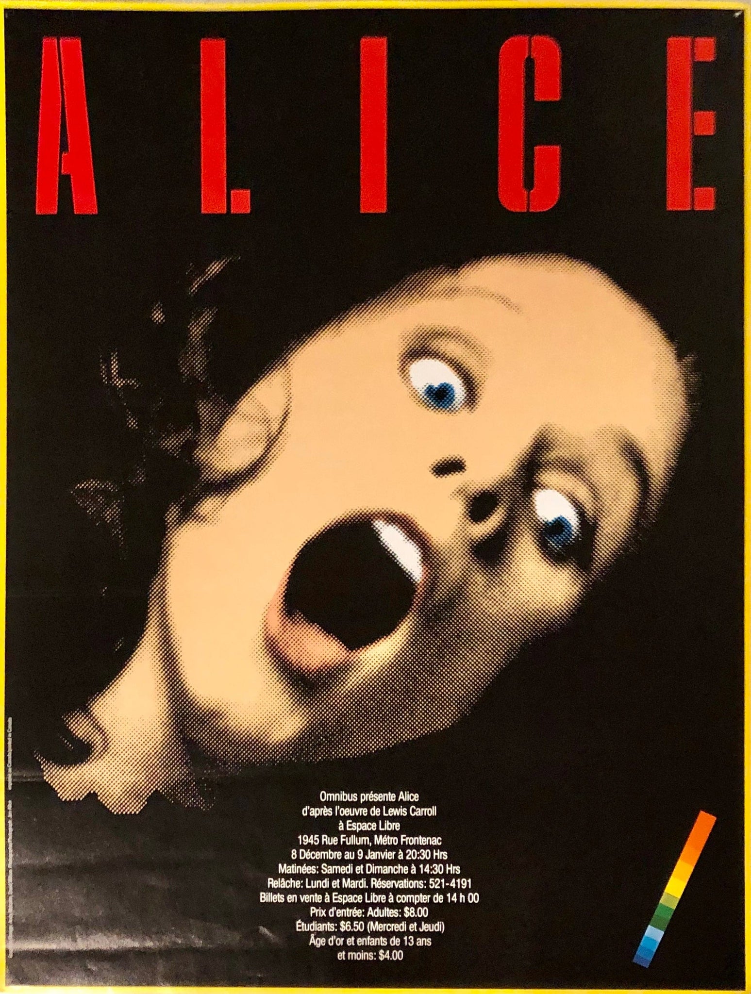 Alice Movie poster, 1970s