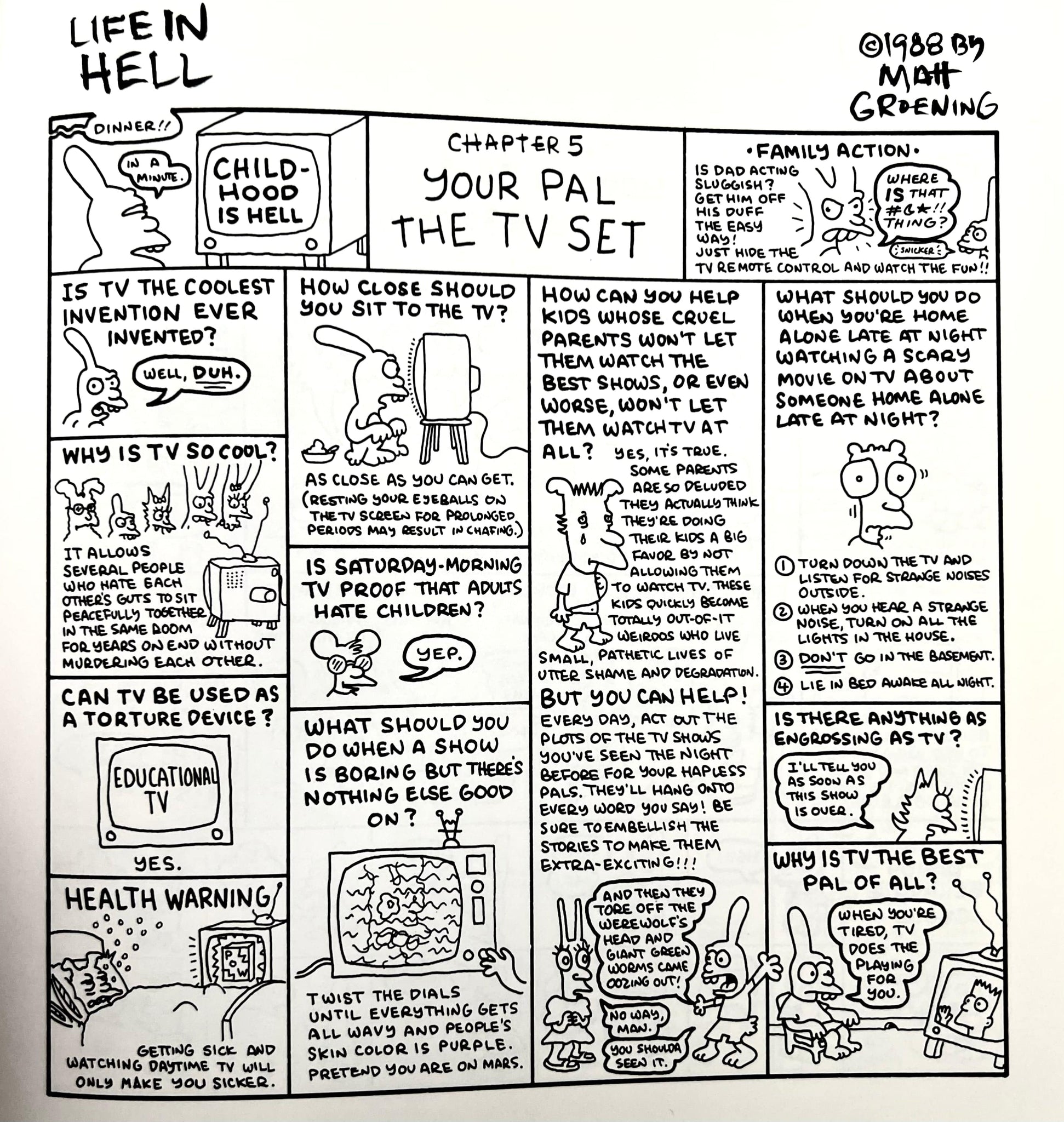 Matt Groening - Childhood is Hell, 1988