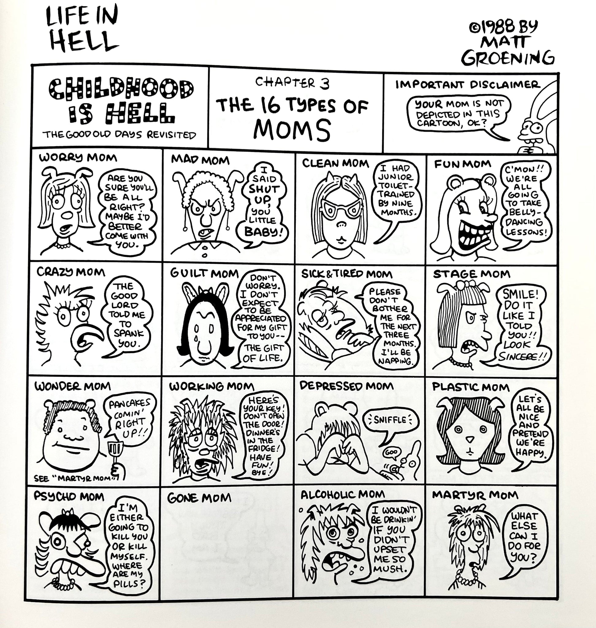 Matt Groening - Childhood is Hell, 1988