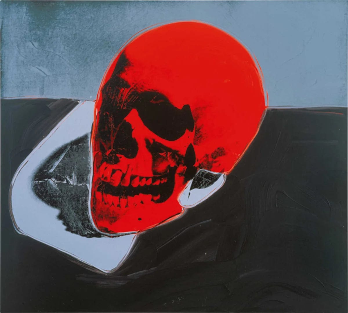 Andy Warhol - Skull (Red), 1976